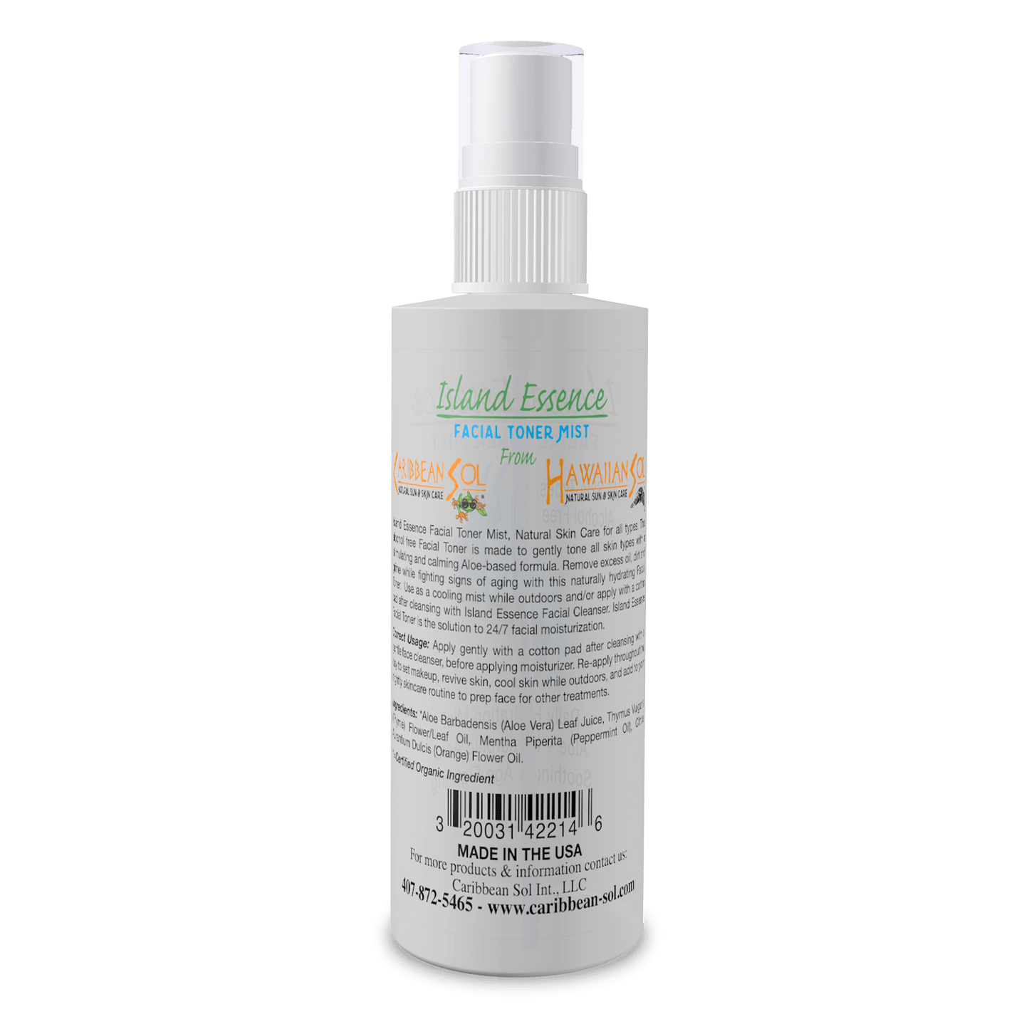 Island Essence Natural Facial Toner Mist