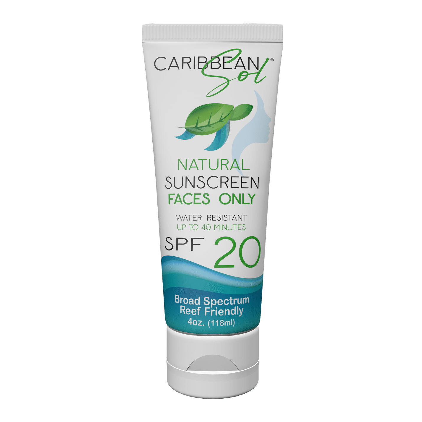 Caribbean Sol Faces Only SPF 20