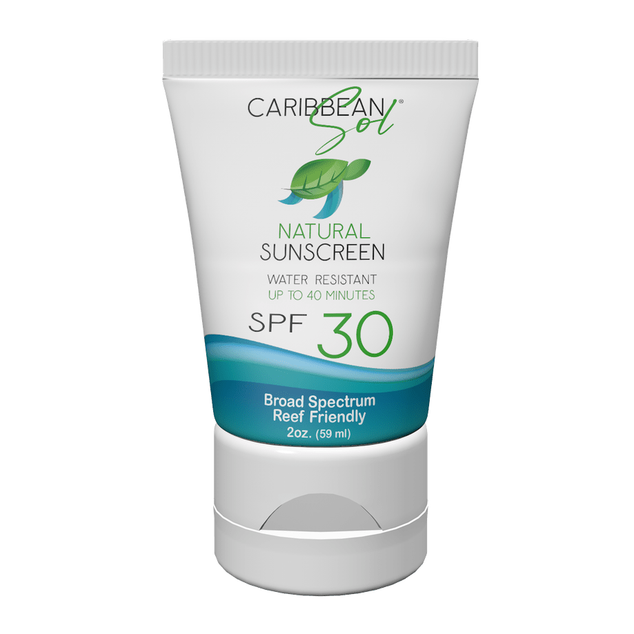 Caribbean Sol Natural Sunscreen SPF 30 | Sustainable & Reef Safe ...